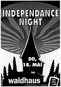 Waldhaus, Independance Night, 5/1997 (poster)