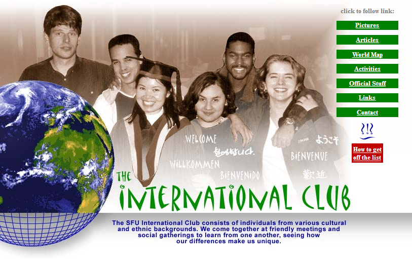 The International Club at SFU