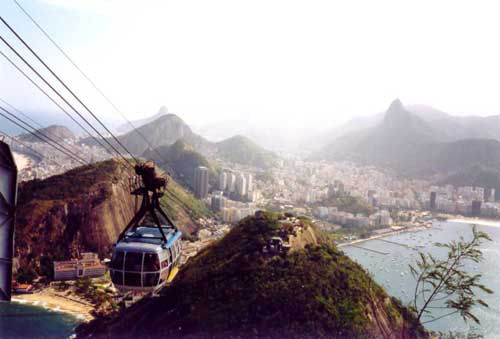 The hills of Rio (from the Sugarloaf)
