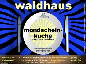 Waldhaus, Mondscheinküche, 3/1996 (flyer)
