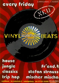 Waldhaus, Vinyl Beats, 1/1997 (ad)