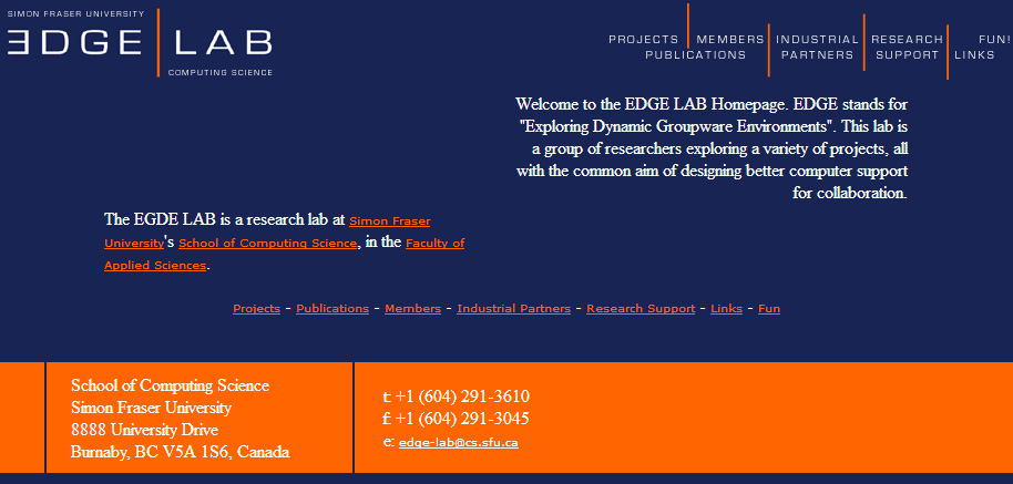 The EDGE Lab at SFU