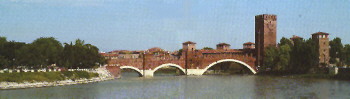 Verona, the bridge we used to cross often