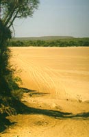 A sandbank dividing Antandroy and Mahafaly area