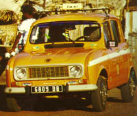 A more intact Renault 4 Taxi