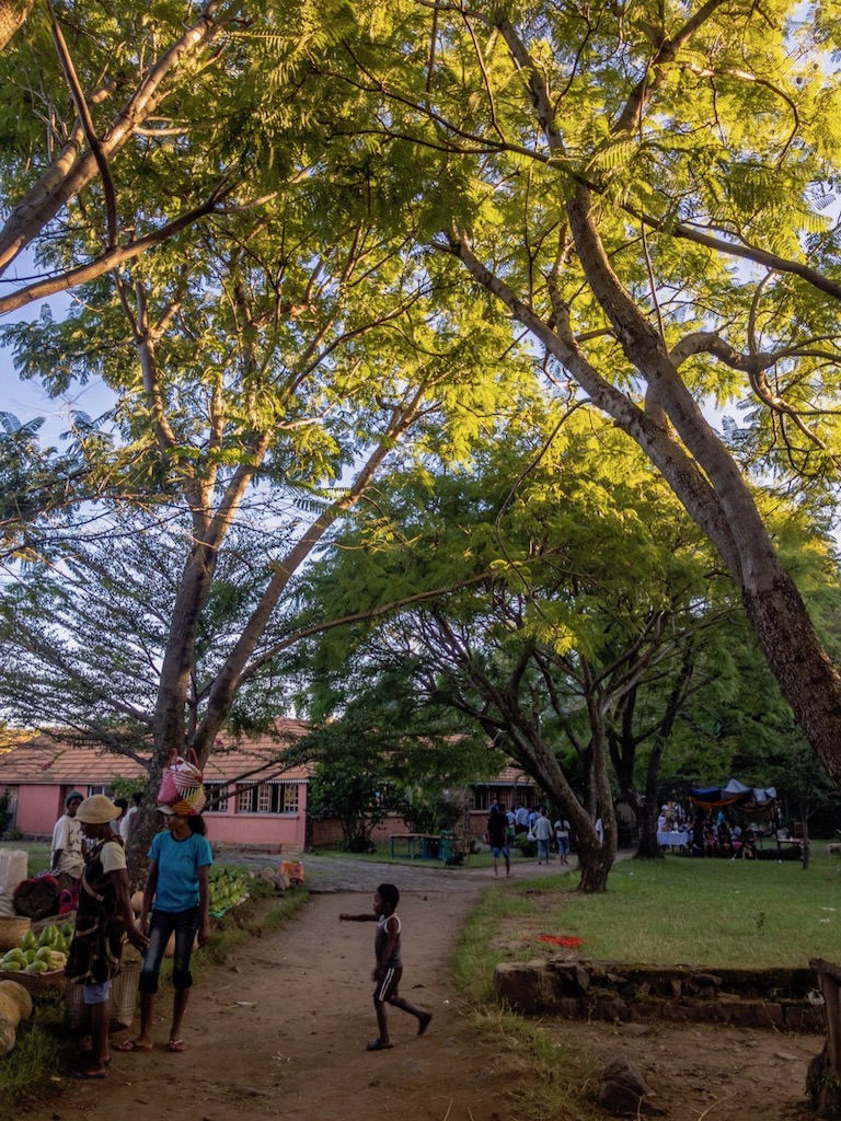 Village close to Lily Waterfalls