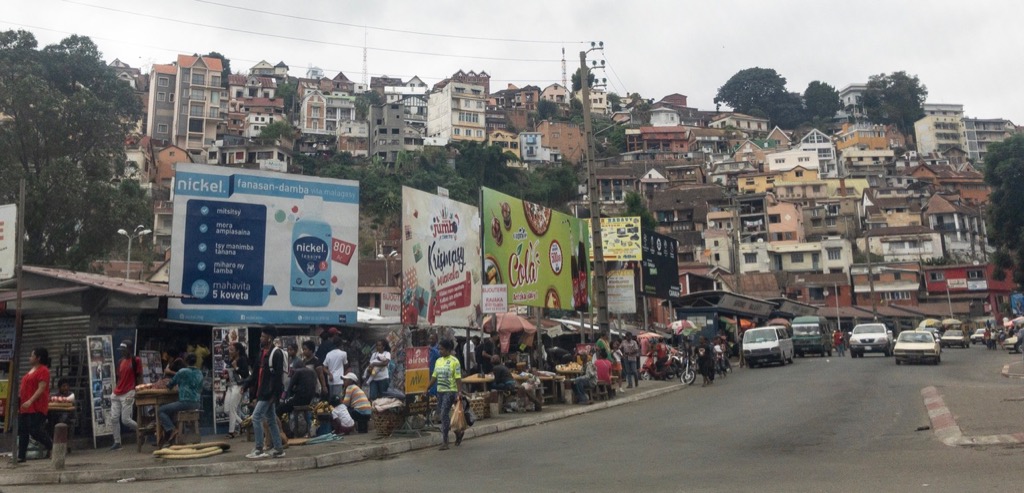 Hillside houses