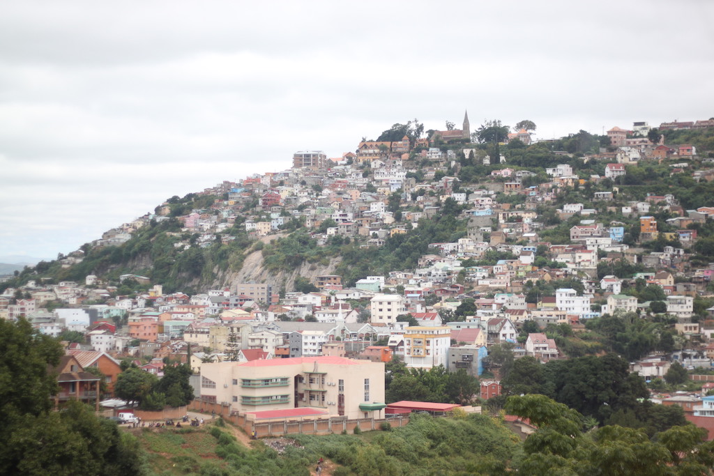 Hillside houses everywhere