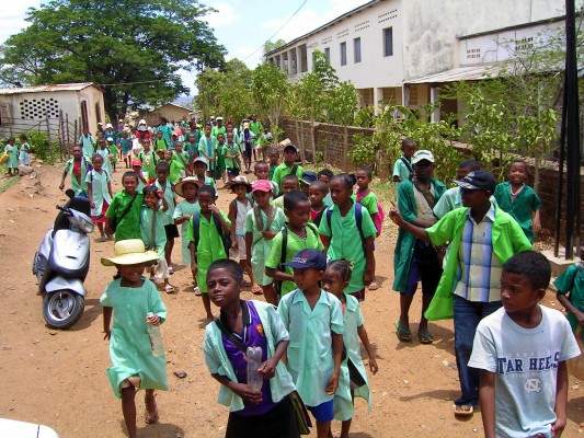 School kids in Maevatanana