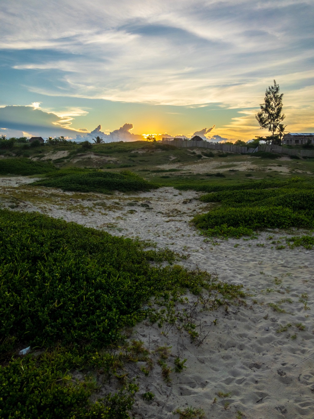 Sunset at the dunes (Tamatave)