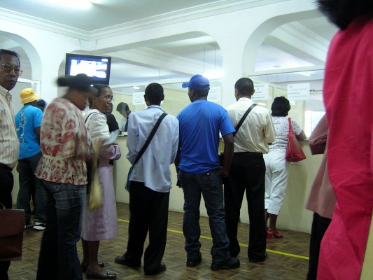 Teller lineup in capital