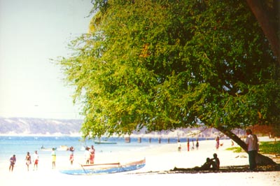 Tourists at Ramena beach