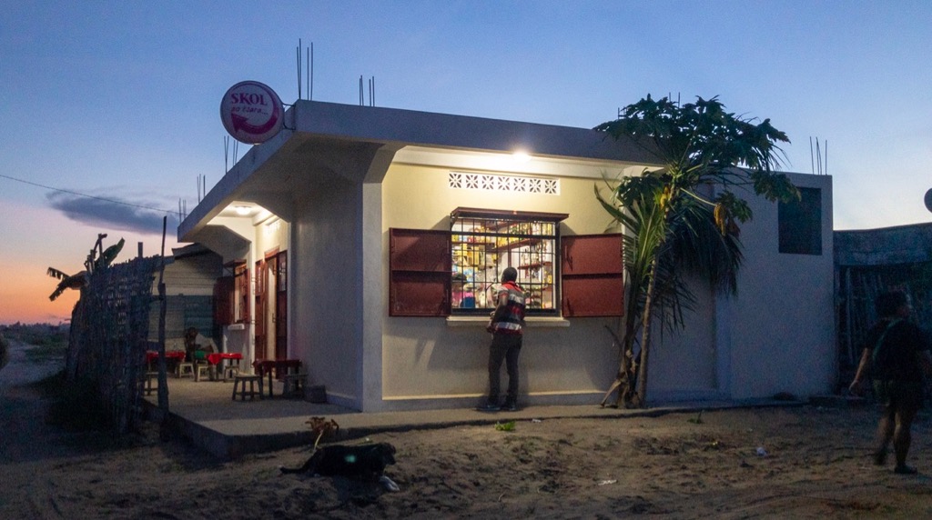 A local bar and convenience store