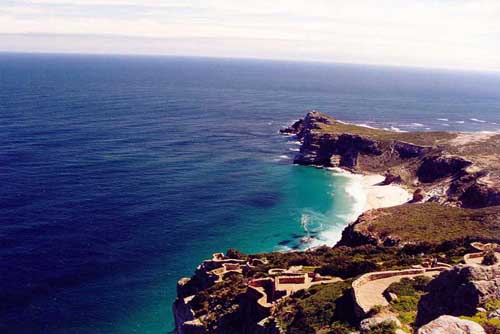 So Cape Town, eh. This section should actually get bigger after I go there a second time (does this tell you how much I liked it?). Cape Town was the last stop on our trip, the end of the Garden Route. We visited my brother who studied there. This picture was taken at Cape Point, not quite the Southern tip of South Africa but declared as the spot where the Indian and Atlantic Oceans meet.