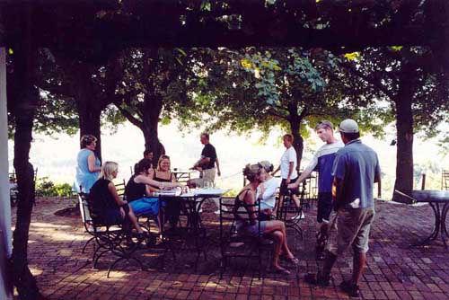 This is the Delaire winery where we tried several white wines with our tour group (a few British, Irish, and Swedish girls).