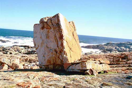 On the other side of the peninsula, we sometimes had to go rock climbing. It was rewarding. Some of the formations looked kind of unreal.