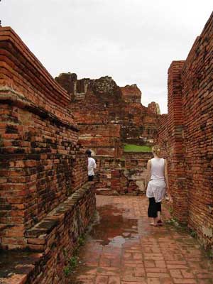 Walking the ruins